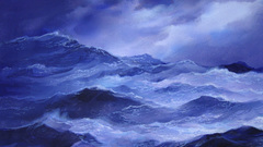Ocean waves artwork Ted