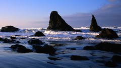 Ocean waves rocks Beaches