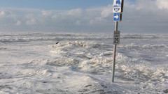 Ocean waves signs warning