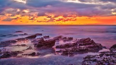 Ocean web Rocky seascape