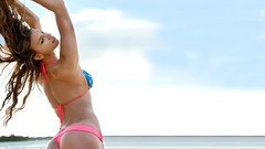 Ocean woman ass Beaches blondes lingerie brunettes nude irina 