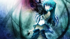 Ofuda hair ornaments bangs