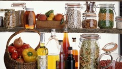 Oil oranges honey vegetables tomatoes spaghetti fruits onions 