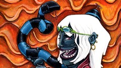 Oil snakes artwork David Lanham