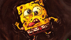 Oiled SpongeBob SquarePants oil