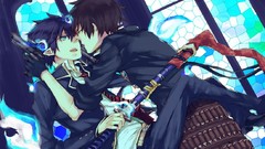 Okumura Yukio Swords flames