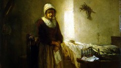 Old artwork Ermitazh woman