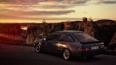 old car Car morning evening Ford Ford Sierra