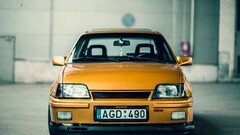 old car Car orange Opel