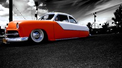 Old cars retro monochrome