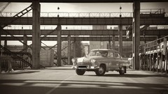 Old cars vintage russian cars GAZ Volga