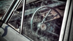 Old cars wheels rust wrecks ann