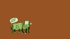 Old classic back funny cassette ipod minimalistic futuristic