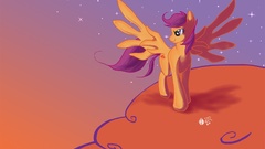 Old Drawn my little pony Scootaloo
