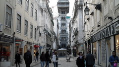 Old elevator Portugal lisbon lift its sdc