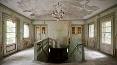 Old germany Rural urban indoors tourist abandoned house