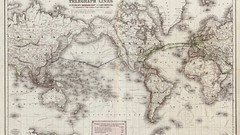 Old lines Maps world map