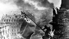 Old photography Stalingrad black