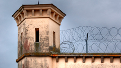 Old prison watchtower architecture