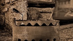 Old retro iron antique