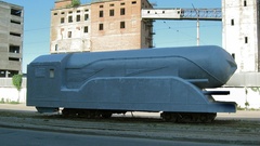 Old Russian train high