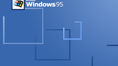 Oldschool microsoft windows blue