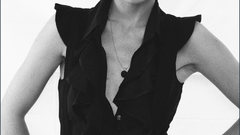 Olivia Wilde grayscale monochrome