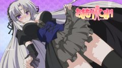 Omamori Himari black dress