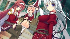 One Anime lunch skirts long hair anime girls short hair 