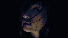 One Anime Manga nice darkchick