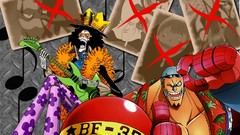 One Piece (anime) Franky (One Piece) Brook (One Piece)