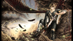 One winged angel fantasy