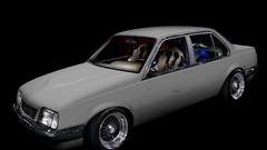 Opel ascona rendering