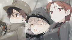 Open mouth Anime ponytails