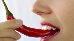 Open mouth peppers portraits