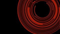 Orange abstract circles