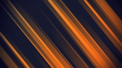 Orange abstract stripes