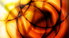 Orange abstract wires