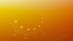 Orange bubbles minimalistic