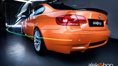 Orange cars BMW bmw m3 BMW E92