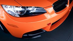 Orange cars BMW bmw m3 BMW E92