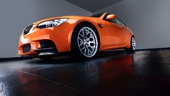 Orange cars BMW bmw m3 BMW E92