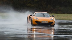 Orange cars front vehicles Supercars mclaren mp4-12c