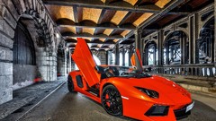 Orange cars Lamborghini-Aventador exotic cars