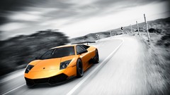 Orange cars Lamborghini lamborghini murcielago italian cars 