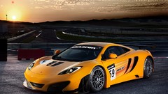 Orange cars mclaren mp4-12c