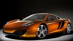 Orange cars mclaren mp4-12c