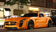 Orange cars Mercedes-Benz vehicles Supercars