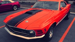 Orange cars muscle cars