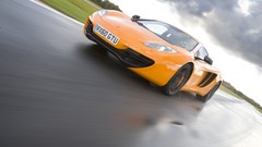 Orange cars vehicles Supercars mclaren mp4-12c